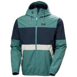 Kurtka wodoodporna Helly Hansen Koster. Niebieskie kurtki Helly Hansen, m, bez wzorów, z poliamidu, bez kaptura. Za 672.00 zł.