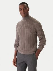 JOOP! Golf Danilor 30047372 Brązowy Modern Fit. Brązowe swetry rozpinane JOOP!, m, bez wzorów, z syntetyku, bez kołnierzyka, bez ramiączek. Za 919.99 zł.