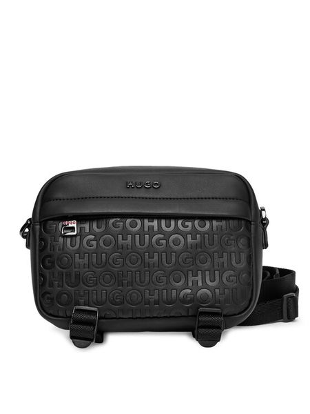 HUGO Saszetka 50547406 Czarny. Czarne saszetki i nerki Hugo, bez wzorów, ze skóry, bez dodatków. Za 389.99 zł.