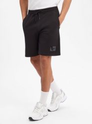 HUGO szorty dresowe Mężczyźni Bawełna czarny, XXL. Czarne krótkie spodenki sportowe Hugo, m, bez wzorów, z bawełny. Za 299.95 zł.