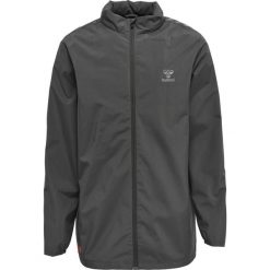 Kurtka do piłki nożnej męska Hummel Grid All Weather. Czarne kurtki Hummel, l, bez wzorów, bez kaptura. W wyprzedaży za 381.00 zł.