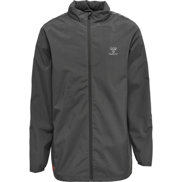 Kurtka do piłki nożnej męska Hummel Grid All Weather. Czarne kurtki Hummel, l, bez wzorów, bez kaptura. W wyprzedaży za 381.00 zł.