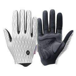 Rękawiczki sportowe Rockbros pełne wiosenno-letnie. Białe rękawiczki ROCKBROS, na lato, bez wzorów. Za 149.99 zł.