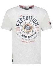 Geographical Norway Koszulka "Jaldemar" w kolorze szarym rozmiar: 3XL. Szare bezrękawniki Geographical Norway, xl, bez wzorów, z bawełny, bez kołnierzyka, bez ramiączek. Za 52.67 zł.