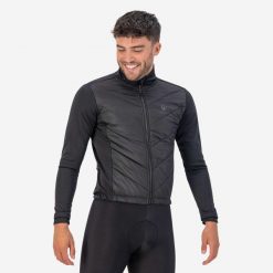 Kurtka zimowa męska Rogelli Wadded 2.0. Czarne kurtki softshell Rogelli, na zimę, l, bez wzorów, z softshellu, bez kaptura. Za 428.00 zł.