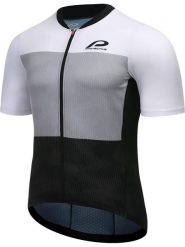 Protective Koszulka kolarska "P-Transform" w kolorze czarno-szaro-białym rozmiar: 3XL. Białe t-shirty sportowe Protective, bez wzorów, z materiału, bez ramiączek, rowerowe. Za 215.45 zł.