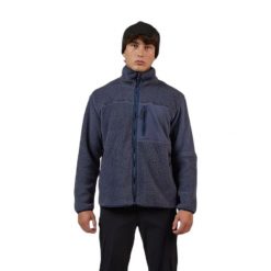 Polarowa bluza z pełnym zamkiem Rossignol Alltrack Sherpa. Niebieskie bluzy z polaru Rossignol, na zimę, bez wzorów, z polaru, bez kaptura. Za 657.50 zł.