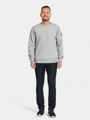 Didriksons Bluza w kolorze szarym rozmiar: XXL. Szare bluzy Didriksons, xxl, bez wzorów, bez kaptura. Za 159.95 zł.