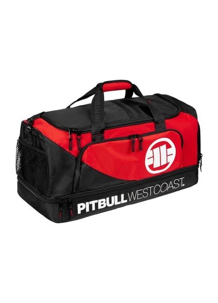 Torba męska Pitbull Treningowa Logo TNT II. Czarne torby na ramię PITBULL, bez wzorów, z kauczuku, na ramię, duże, z nadrukiem, bez dodatków. Za 249.00 zł.