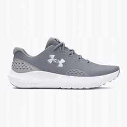 Buty Męskie Do Biegania Under Armour Surge 4 Obuwie Sportowe. Szare buty do biegania Under Armour, bez wzorów, bez zapięcia, do biegania. Za 259.99 zł.