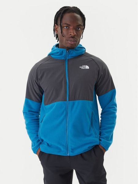 The North Face Polar Glacier NF0A89JJ Niebieski Regular Fit. Niebieskie bluzy z polaru The North Face, l, bez wzorów, z polaru, bez kaptura. Za 399.99 zł.