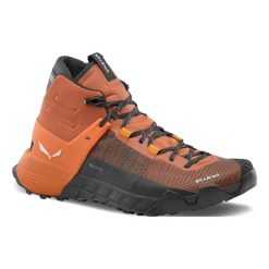 Buty trekkingowe Salewa Wildfire NXT Mid GTX. Szare buty turystyczne Salewa, bez wzorów, z gore-texu, bez zapięcia, trekkingowe, gore-tex. Za 843.00 zł.