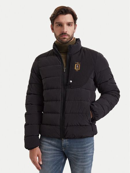Aeronautica Militare Kurtka zimowa 262AB3074UCT04358 Czarny Regular Fit. Czarne kurtki Aeronautica Militare, na zimę, m, bez wzorów, z syntetyku, bez kaptura. Za 1,099.00 zł.