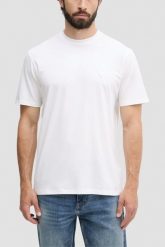 GUESS Biały męski t-shirt na krótki rękaw Small Patch, Rozmiar S. Białe t-shirty Guess, m, z aplikacjami, bez kołnierzyka, bez ramiączek. Za 189.99 zł.