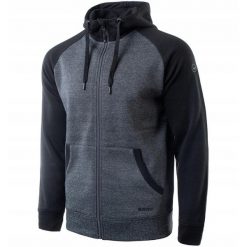 Rozpinana bluza z kapturem dla mężczyzn Hi-tec Selan. Szare bluzy z kapturem Hi-tec, m, bez wzorów, z kapturem. W wyprzedaży za 119.99 zł.