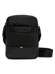 Tommy Hilfiger Saszetka Th Nylon Travel Mini Reporter AM0AM13472 Czarny. Czarne saszetki i nerki Tommy Hilfiger, bez wzorów, z materiału. Za 369.99 zł.