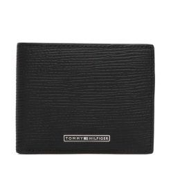 Portfel Tommy Hilfiger. Czarne portfele Tommy Hilfiger, bez wzorów. Za 249.99 zł.