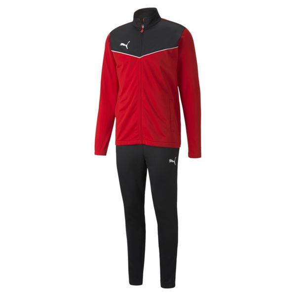 Dres męskie Puma Individual Rise. Czerwone komplety dresowe Puma, m, bez wzorów, z dresówki, bez ramiączek. Za 390.00 zł.