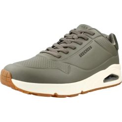 Buty SKECHERS 183007S Zielony. Zielone buty turystyczne Skechers, bez wzorów, z syntetyku, bez zapięcia, na fitness i siłownię. Za 319.99 zł.
