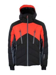 Peak Mountain Kurtka narciarska "Chalet" w kolorze pomarańczowo-czarnym rozmiar: XXL. Czarne kurtki outdoor i hardshell Peak Mountain, m, bez wzorów, bez kaptura. Za 592.99 zł.