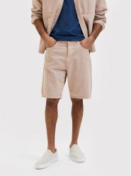 Selected Homme Szorty jeansowe Troy 16084040 Różowy Wide Fit. Czerwone szorty Selected Homme, l, bez wzorów, z jeansu. Za 269.99 zł.