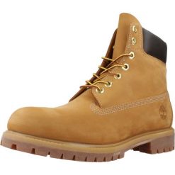 Buty Timberland Model Premium 6. Brązowe buty turystyczne Timberland, bez wzorów, z materiału, bez zapięcia, trekkingowe, primaloft. Za 1,022.99 zł.