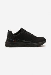 Czarne Buty Sportowe Sneakersy z Perforacją Ziraline. Czarne buty sportowe casual Born2be, bez wzorów, bez zapięcia. W wyprzedaży za 87.99 zł.
