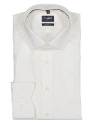 OLYMP Koszula "Luxor" - Modern fit - w kolorze białym rozmiar: 43. Białe koszule Olymp, bez wzorów, z bawełny, bez kołnierzyka, bez ramiączek. Za 127.35 zł.