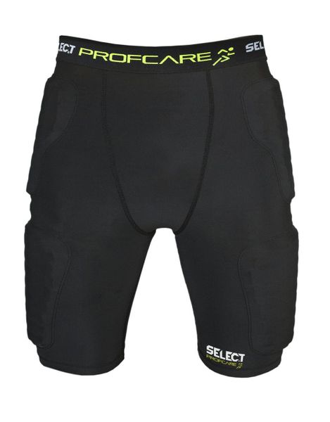 Spodenki kompresyjne z wkładkami Select 6421. Czarne odzież kompresyjna Select, m, bez wzorów, z poliamidu, do piłki ręcznej. Za 297.90 zł.