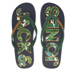 Japonki Jack&Jones. Niebieskie japonki Jack&Jones, bez wzorów. Za 59.99 zł.