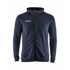 Bluza dresowa z pełnym zamkiem błyskawicznym Craft Extend. Niebieskie bluzy bez kaptura Craft, xl, bez wzorów, z dresówki, bez kaptura. Za 344.00 zł.