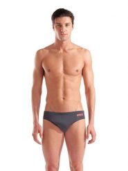 Arena Kąpielówki w kolorze antracytowym rozmiar: 5. Czarne kąpielówki Arena, bez wzorów, z materiału. Za 44.09 zł.