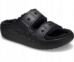 Klapki Dla Dorosłych Crocs Baya Cozzy Sandal. Brązowe klapki Crocs, z materiału. Za 149.99 zł.