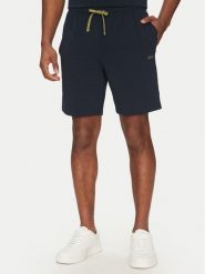 BOSS Szorty sportowe Mix&Match 50515314 Granatowy Regular Fit. Niebieskie krótkie spodenki sportowe Boss, m, bez wzorów, z bawełny. Za 199.99 zł.