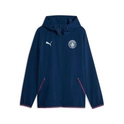 Kurtka dresowa Manchester City 2026/27. Niebieskie kurtki Puma, l, bez wzorów, z dresówki, bez kaptura. Za 368.00 zł.