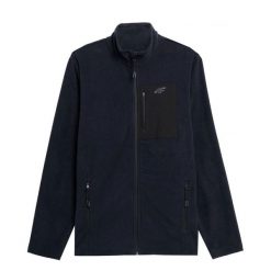 Polar Męski 4F. Niebieskie bluzy z polaru 4F, m, bez wzorów, z polaru, bez kaptura. Za 125.99 zł.