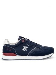Beverly Hills Polo Club Sneakersy MP07-01433-25 Granatowy. Niebieskie buty sportowe casual Beverly Hills Polo Club, bez wzorów, z syntetyku, bez zapięcia. Za 219.99 zł.