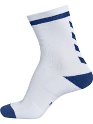 Skarpety sportowe dla dorosłych Hummel Elite Indoor Sock Low. Niebieskie skarpetki sportowe Hummel, bez wzorów, z elastanu. Za 19.99 zł.