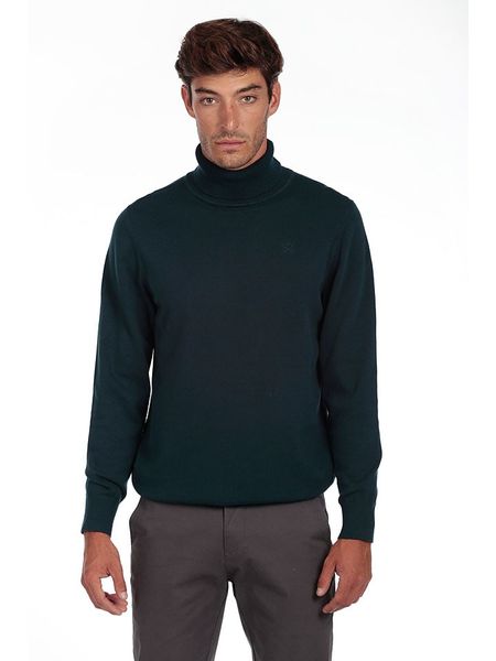 The Time of Bocha Golf w kolorze morskim rozmiar: L. Niebieskie golfy The Time of Bocha, l, bez wzorów, z bawełny, bez ramiączek. Za 187.52 zł.