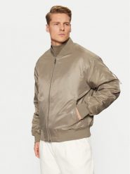 Calvin Klein Jeans Kurtka bomber 00040EM524 Brązowy Regular Fit. Brązowe kurtki Calvin Klein Jeans, m, bez wzorów, z jeansu, bez kaptura. Za 419.99 zł.