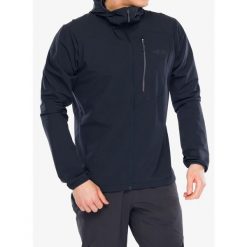 Kurtka softshell męska Rab Borealis Alpine Hoody. Niebieskie kurtki RAB, m, bez wzorów, z softshellu, z kapturem. Za 404.99 zł.