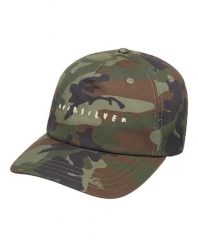 Czapka Snapback dla Mężczyzn QS FRASSNASSA Zielony. Zielone czapki z daszkiem Quiksilver, bez wzorów, z bawełny. Za 97.99 zł.