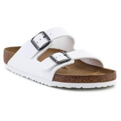 Klapki męskie Birkenstock Arizona. Białe klapki Birkenstock, z materiału. Za 339.00 zł.