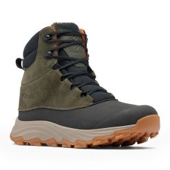 Buty męskie Columbia Expeditionist Shield V2. Zielone buty trekkingowe Columbia, bez wzorów, bez zapięcia. Za 419.99 zł.