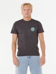 Rip Curl Koszulka "Wettie Passage Icon" w kolorze antracytowym rozmiar: M. Czarne bezrękawniki Rip Curl, m, bez wzorów, z bawełny, bez kołnierzyka, bez ramiączek. Za 70.24 zł.