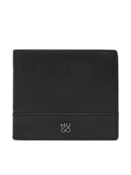 HUGO Portfel 50548315 Czarny. Czarne portfele Hugo, bez wzorów, ze skóry. Za 449.99 zł.