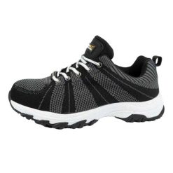 Męskie Buty Ochronne Rapide. Szare buty turystyczne Regatta, bez wzorów, z dzianiny, bez zapięcia, trekkingowe. Za 195.99 zł.