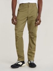 G-Star Bojówki w kolorze oliwkowym rozmiar: W28/L32. Zielone joggery i bojówki G-Star, l, bez wzorów, z bawełny, retro. Za 87.19 zł.