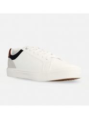 Lee Sneakersy "Brixton" w kolorze jasnobrązowo-białym rozmiar: 43. Białe buty sportowe casual Lee, bez wzorów, bez zapięcia. Za 136.78 zł.