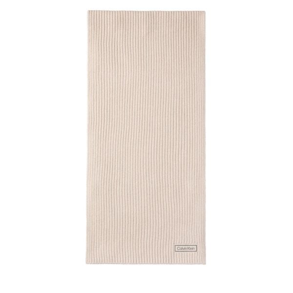 Szal Calvin Klein. Brązowe szaliki CALVIN KLEIN, bez wzorów. Za 189.99 zł.